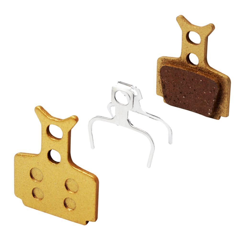 MTB Bike Brake Pads Size: 27.8 x 35 x 4mm/1.09 x 1.38 x 0.16inch, Metal Bike Brake System Accessories