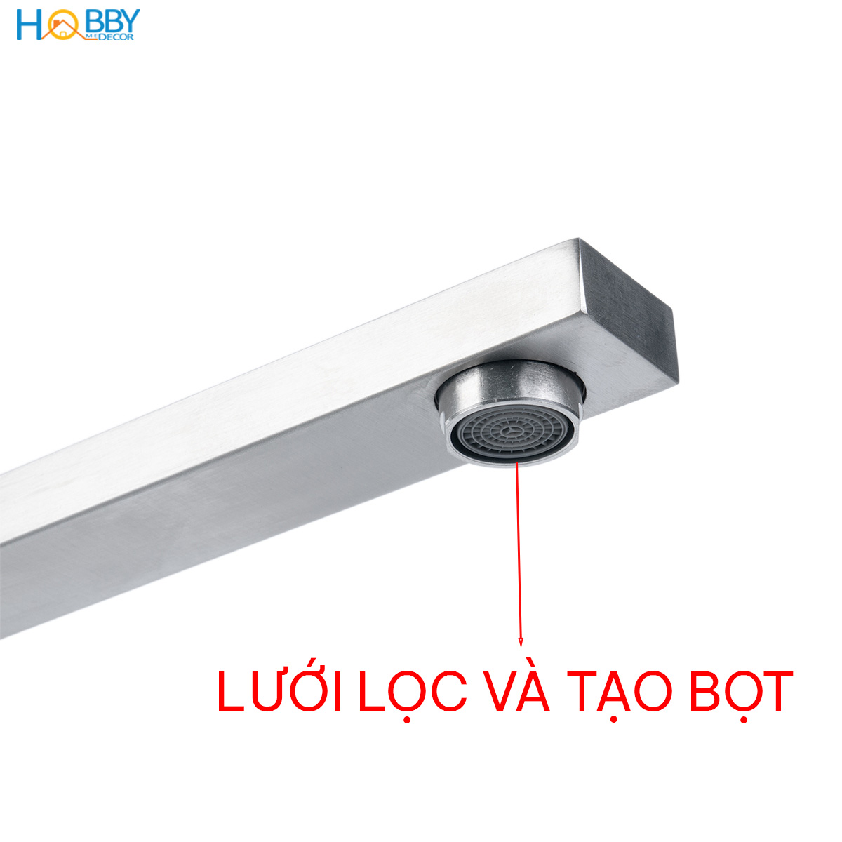 Vòi rửa chén bát nóng lạnh cao cấp inox 304 Hobby home decor RCDV