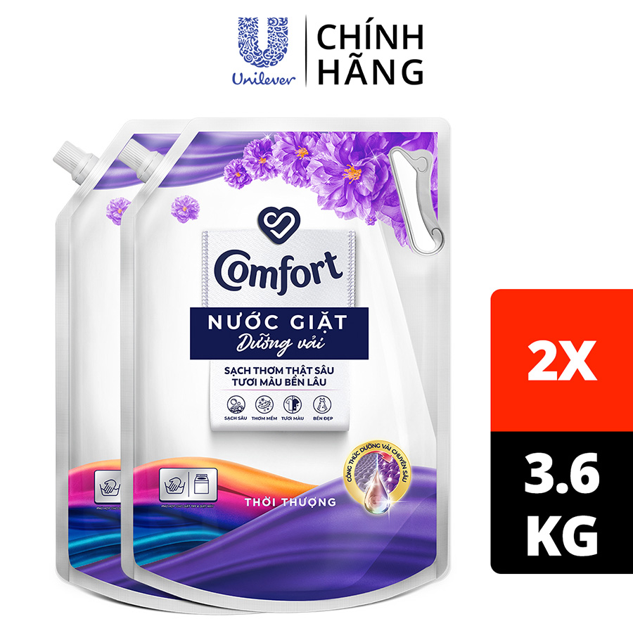 Combo 2 túi nước giặt dưỡng vải Comfort