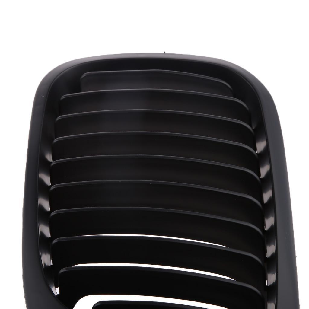 Pair Gloss Black Car  Grilles for   E46 99-02