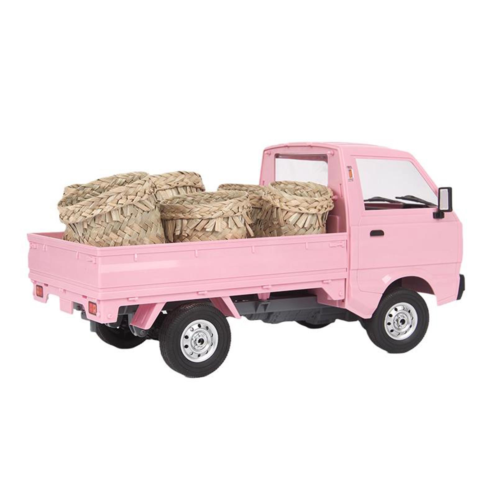 6x 1:16 Scale Straw Baskets Miniature Model for 1/10 WPL D12 RC Car Decor