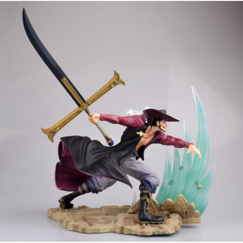 Mô Hình Figure One Piece Mihawk mắt diều hâu phiên bản chất lượng cao 30Cm