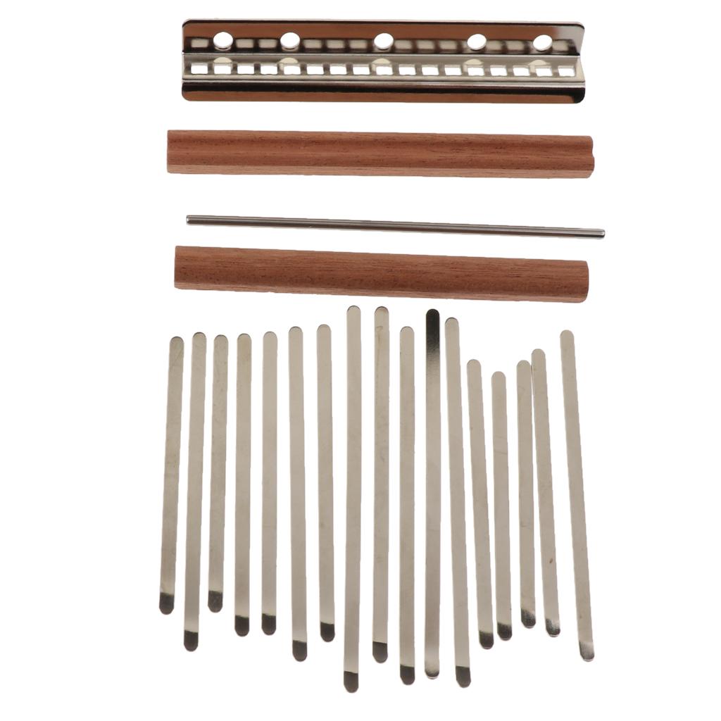Sunnimix Tinh Tế 17 Phím Kalimba Thay Thế Thép Phím + Cầu