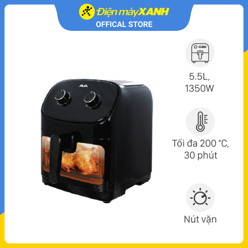 Nồi chiên không dầu Ava 55K07A 5.5 lít - Hàng chính hãng