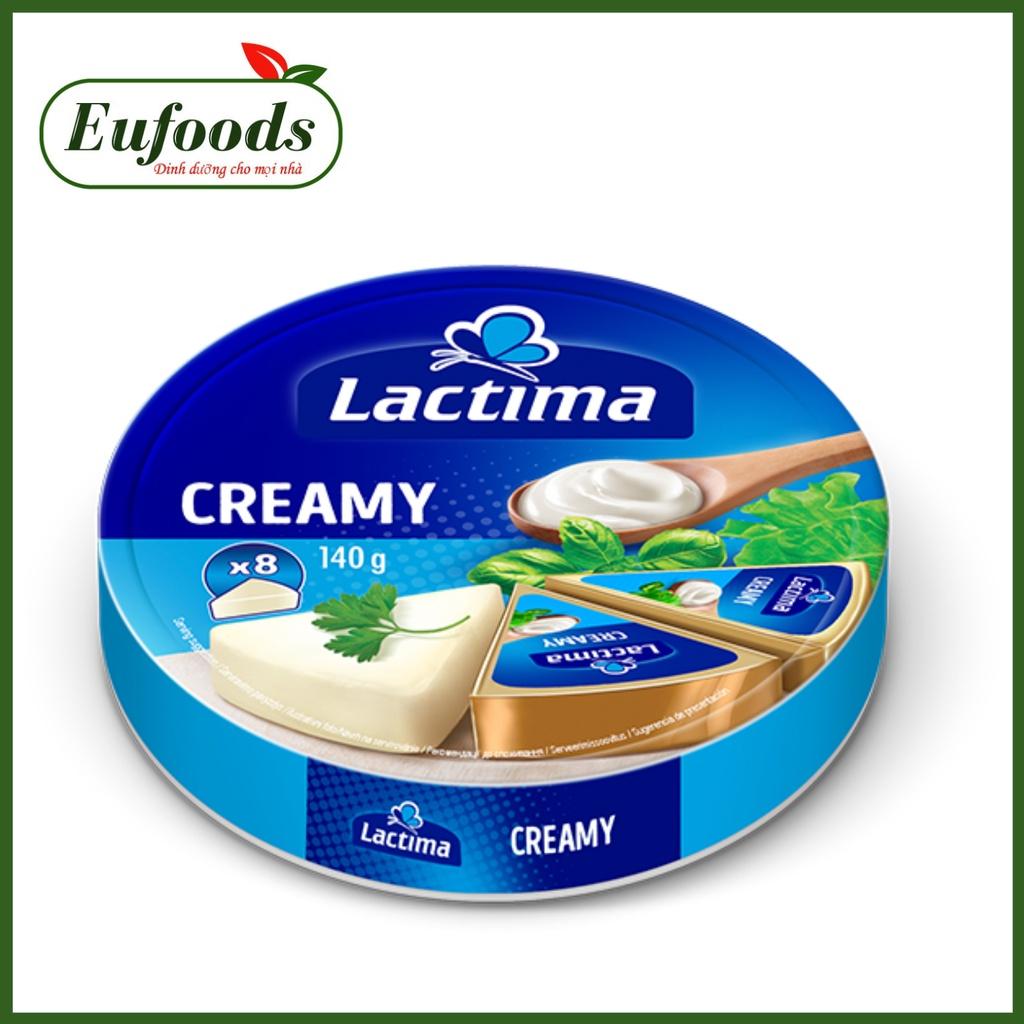 Phô Mai Hộp Tròn Lactima Creamy Ba Lan 120g