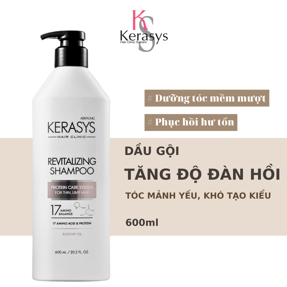 Dầu Gội Cao Cấp Cho Tóc Khô Kerasys Revitalizing Shampoo