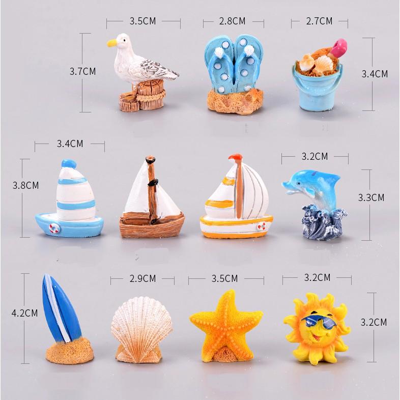 Chuyên Charm * Các mẫu charm chủ đề Biển cho các bạn trang trí tiểu cảnh, terrarium, DIY
