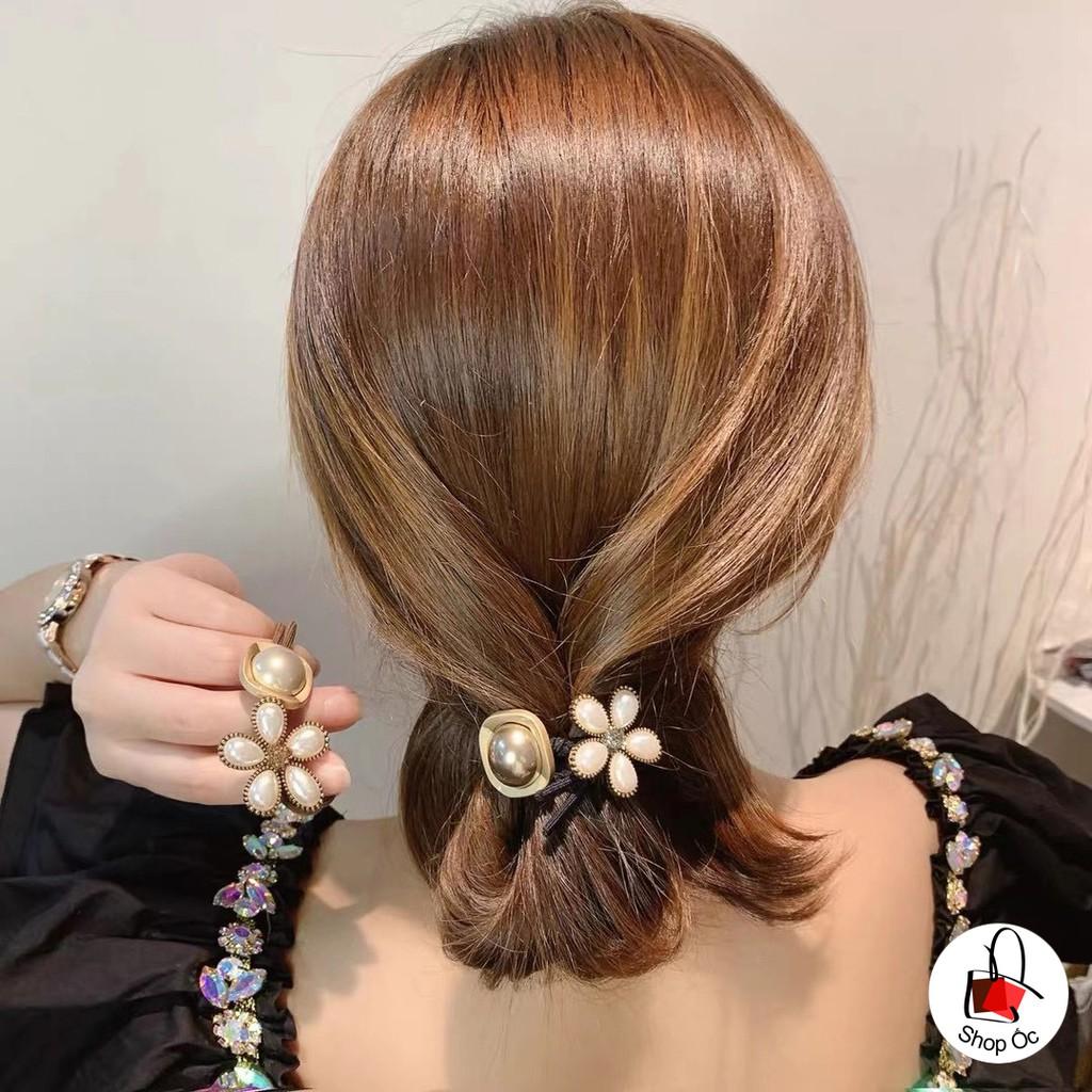 DÂY CỘT TÓC HÌNH HOA MỚI SIÊU XINH CHO NỮ B07