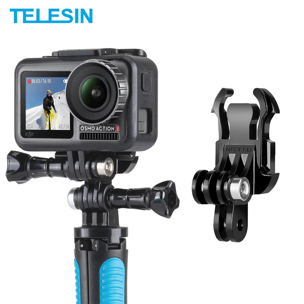 Telesin Switch Switch J-hook gắn kết hai đầu cho GoPro Hero 10 9 8 7 6 5 Insta360 Osmo Action SJCam Eken Camera Phụ kiện