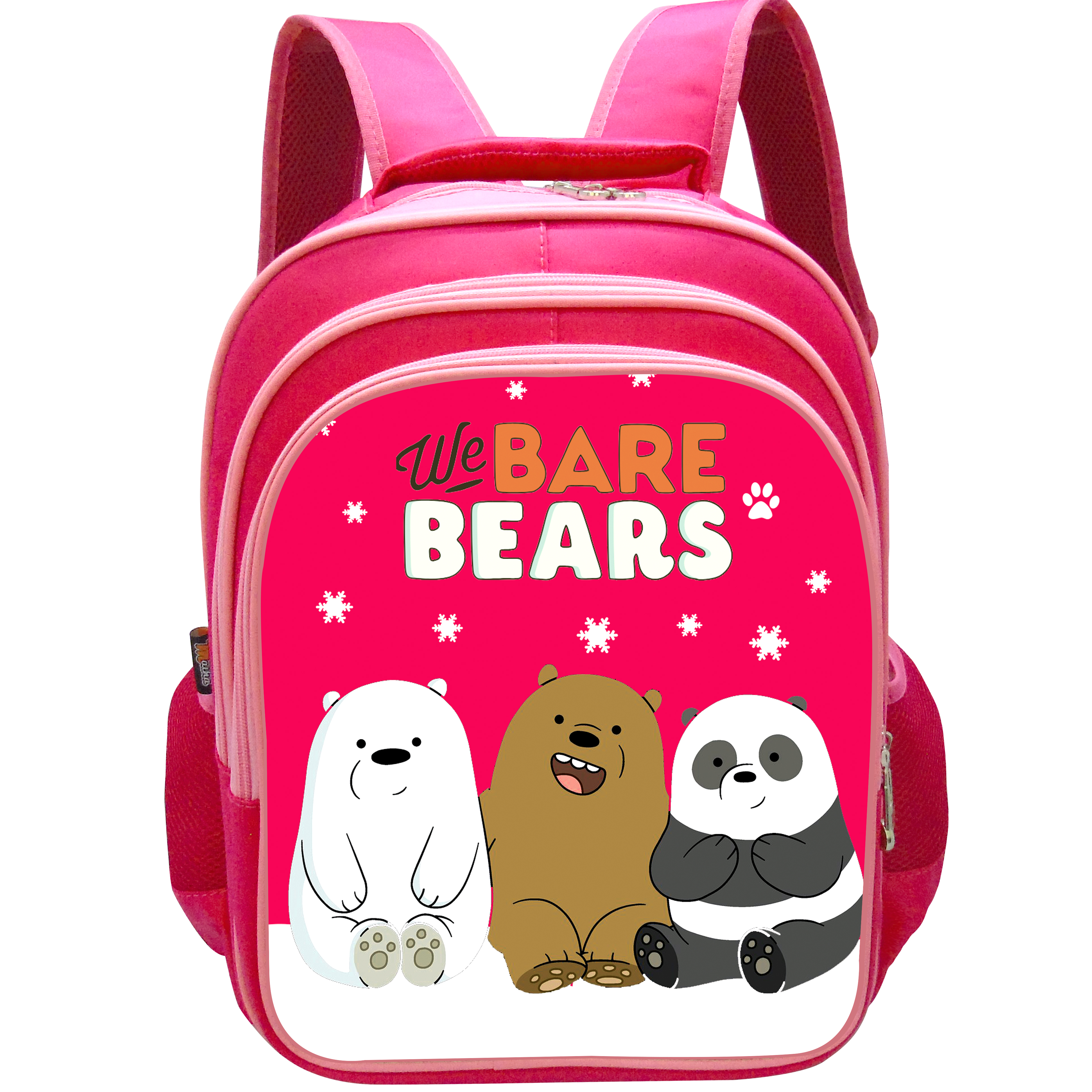 Balo Ba Tầng  Học Sinh Cấp 1 Bé Gái Màu Hồng Hình  Chibi  Gấu MH2024