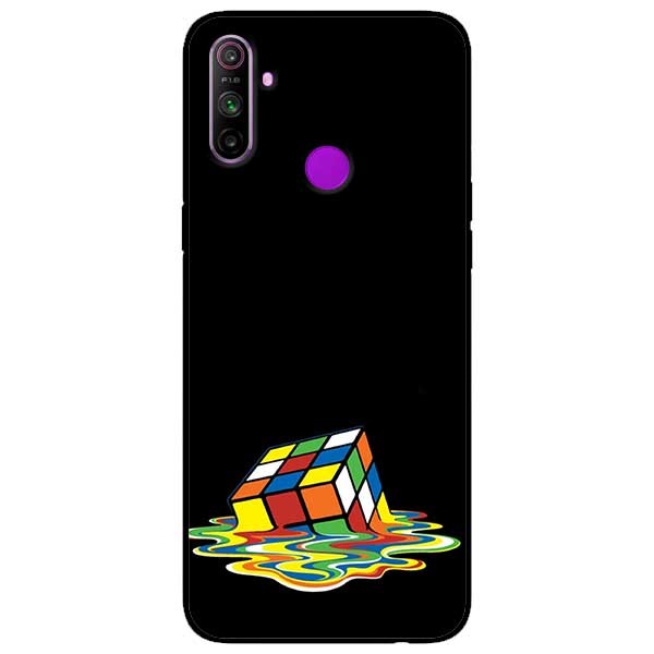 Ốp lưng dành cho Realme C3 mẫu Rubik Màu Nước