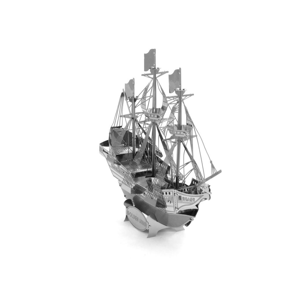 Mô Hình Lắp Ráp 3d Thuyền Buồm Golden Hind