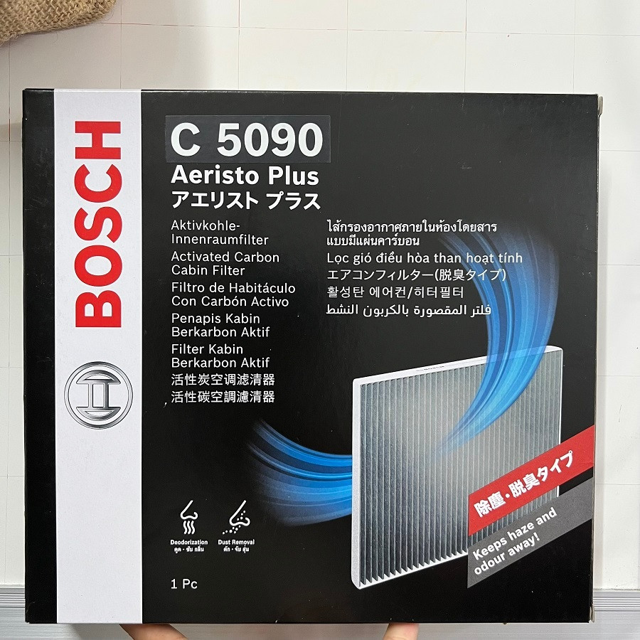 Lọc Điều Hòa Than Hoạt Tính BOSCH Aeristo Plus C5090 | Mitsubishi Outlander, Pajero Sport, Triton, IZUSU D-max, Mu-X ..