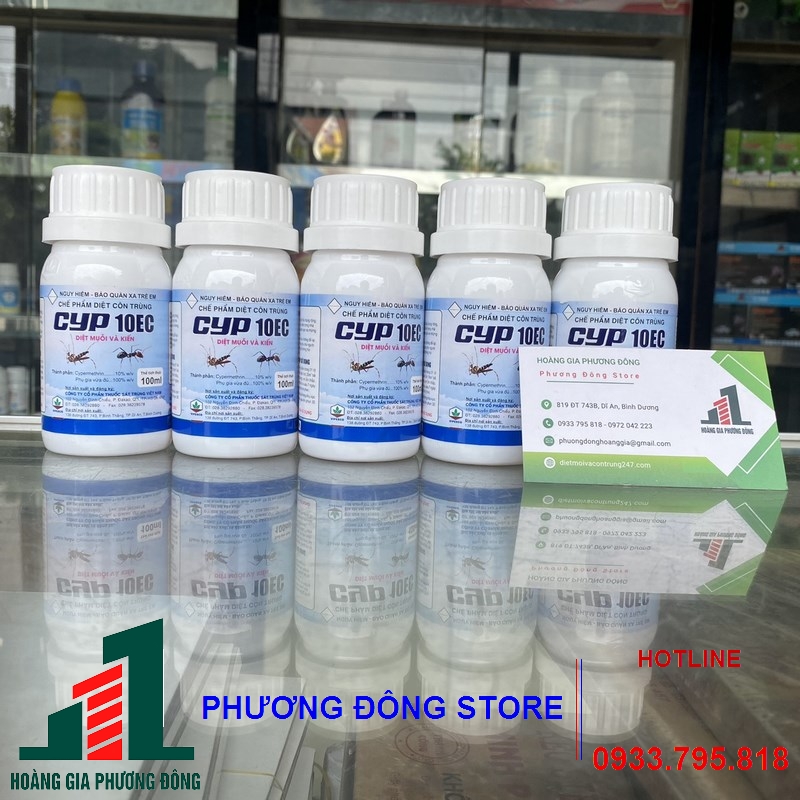 Thuốc diệt muỗi và côn trùng CYP 10EC-1 lít