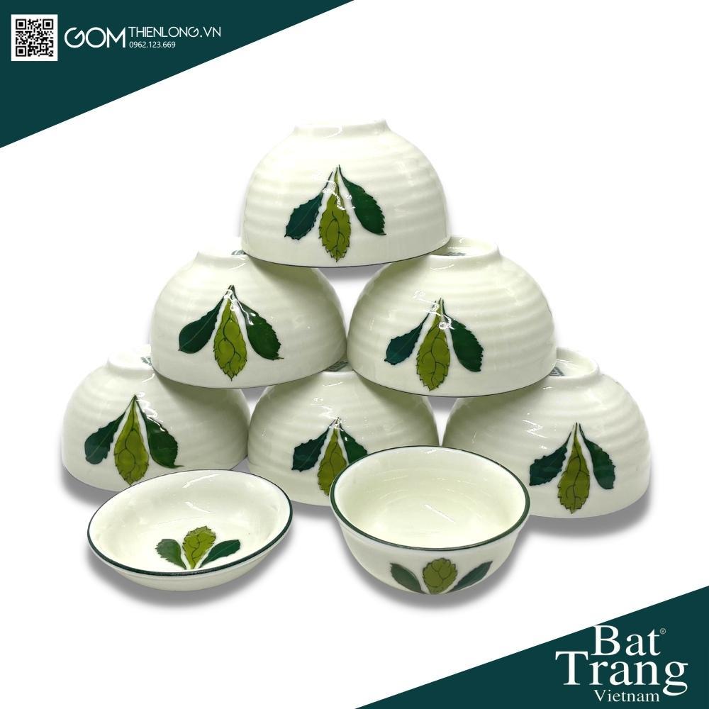 Combo Bộ Bát Đĩa Thắp Hương Hoa Mặt Trời Lá Ngò Gai ĐK50cm - Đồ Thờ Cúng Bát Tràng - Gốm Thiên Long