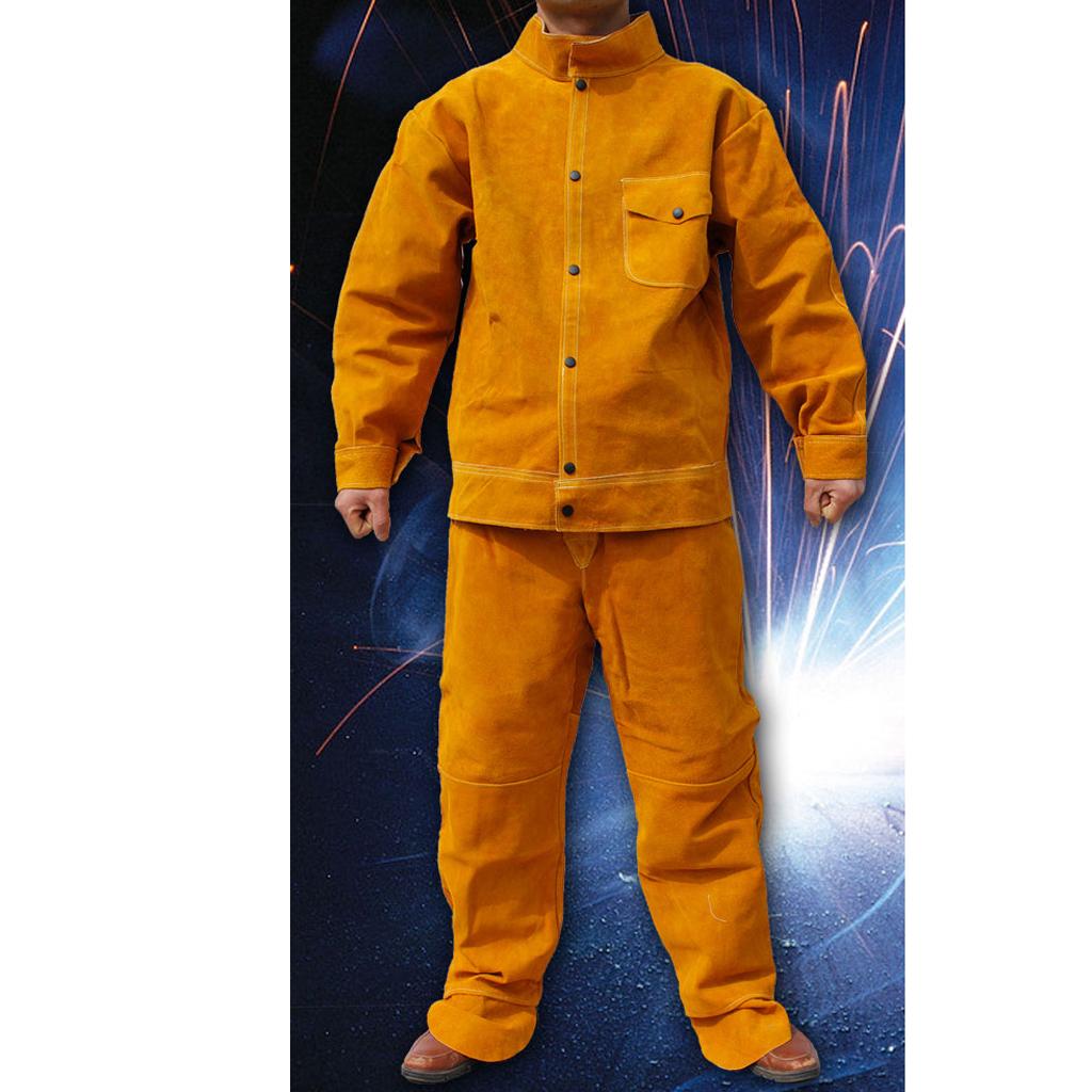 Thợ Hàn Hàn Áo Khoác Quần Áo Bảo Vệ Trang Phục Phù Hợp Với Ngọn Lửa Chịu L