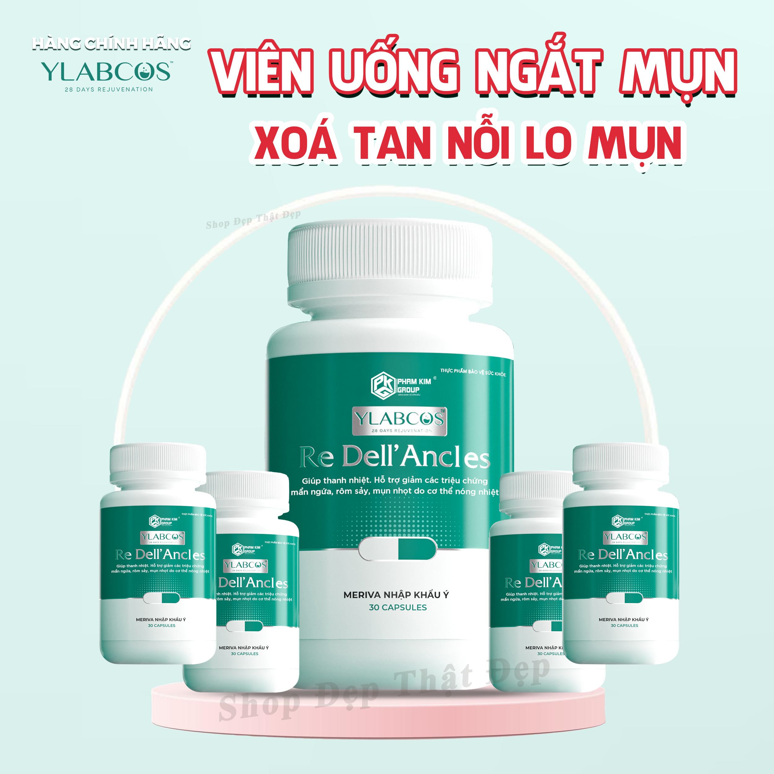 Viên Uống Ngắt Mụn DrLacir - ['ReDell'] Ancles Ylabcos Giải pháp ngắt mụn từ bên trong