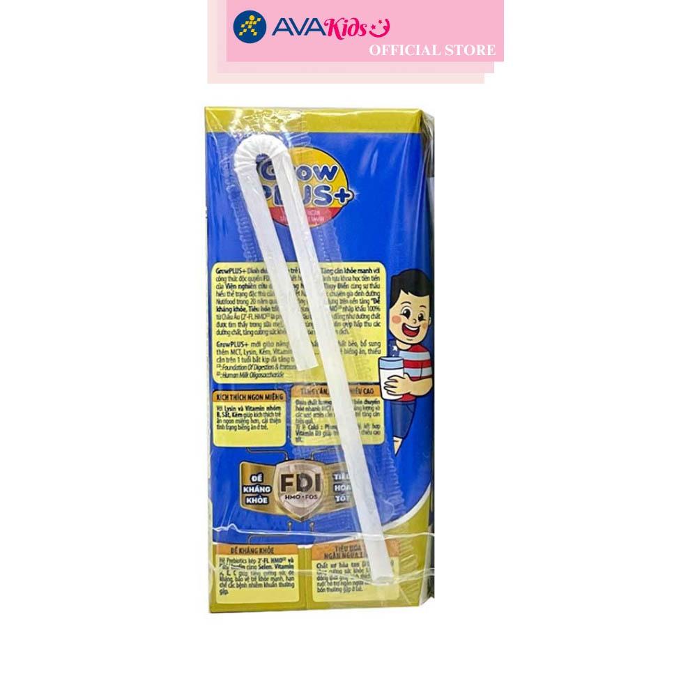 Thùng 48 hộp sữa pha sẵn Nutifood GrowPLUS+ xanh hương vani 180 ml cho trẻ biếng ăn (từ 1 tuổi)