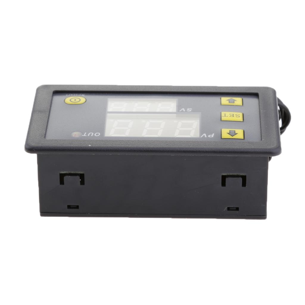 Microcomputer Thermostat Switch Temperature Controller DC 12V Digital LED