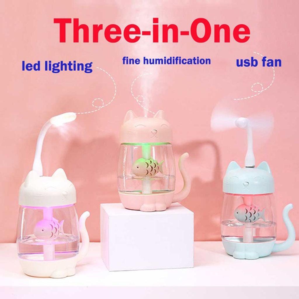 USB Cute Cat Air Humidifier Cool Mini Humidifier