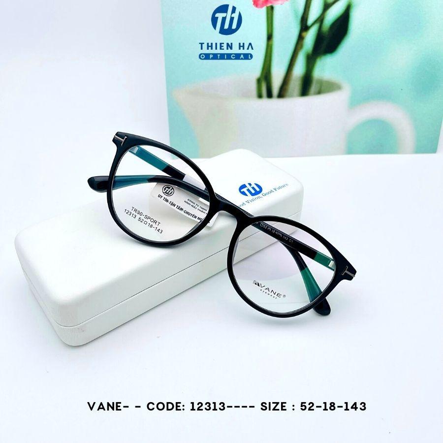 Gọng kính mắt THIÊN HÀ OPTICAL dáng oval mèo chất liệu nhựa dáng tròn nhiều màu VANE 12313