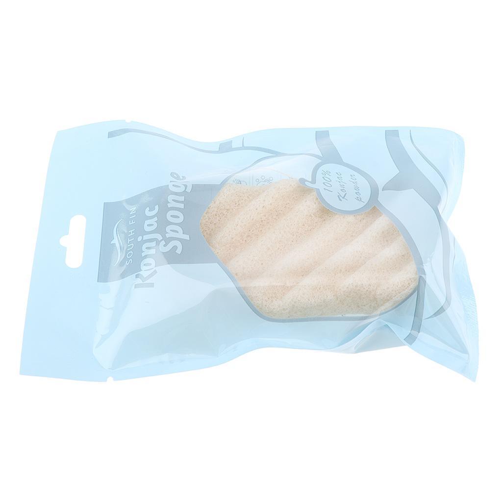 100% Pure Natural Konjac Sponge, 6 Each