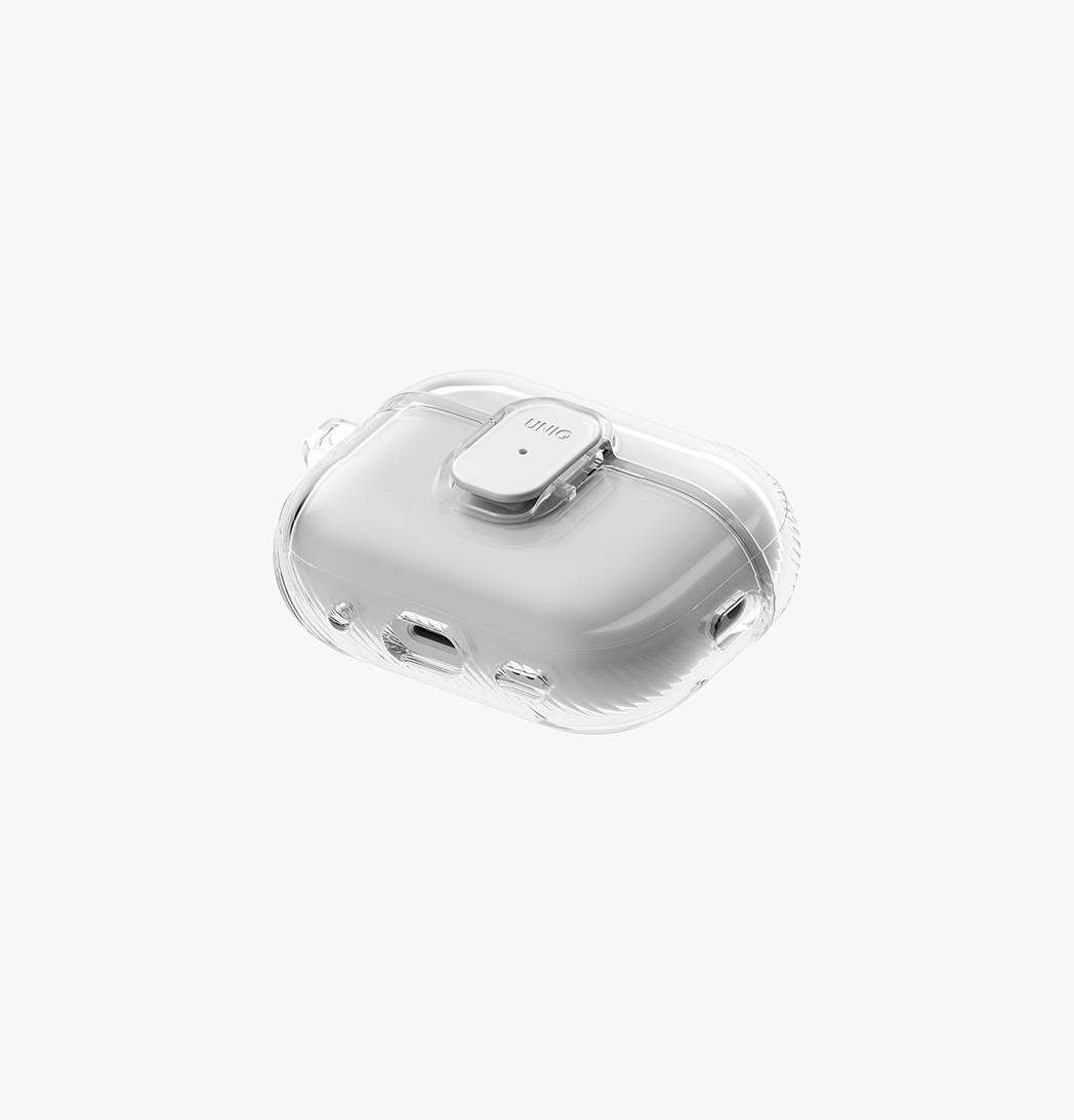 Ốp Bảo Vệ UNIQ GLASE PRO Cho Airpods Pro 3 Tinh Tế Giữ Vẻ Đẹp Thiết Bị Tinh Tế Khóa Cài Chắc Chắn Tặng Kèm Móc Nhôm Hàng Chính Hãng