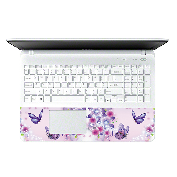 Mẫu Dán Decal Hoa Văn Trang Trí Laptop LTHV-212