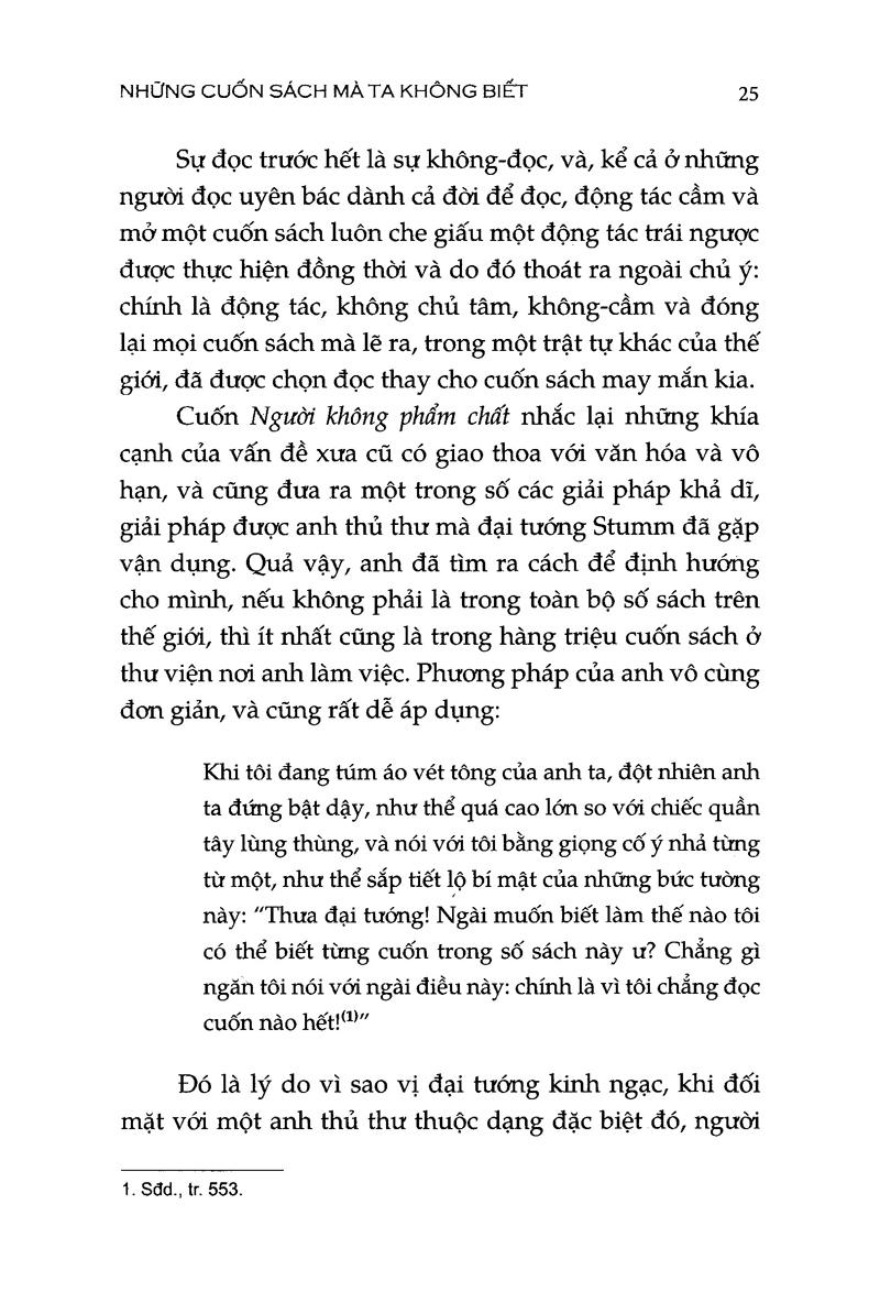 Làm Sao Nói Về Cuốn Sách Chưa Đọc