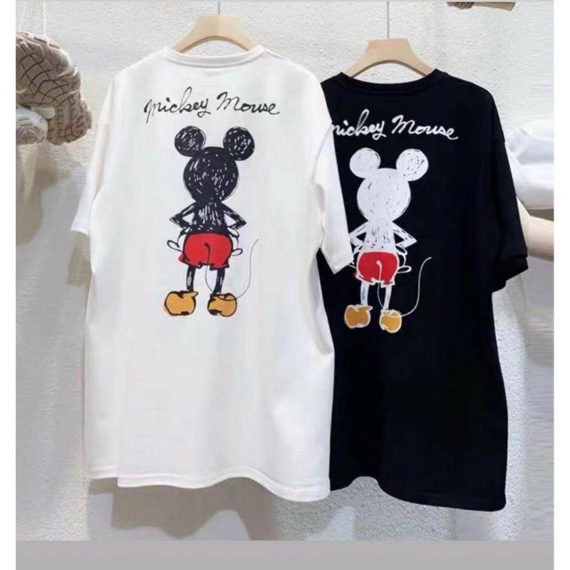 ẢNH THẬT - Áo thun Mickey hot trend in trước sau