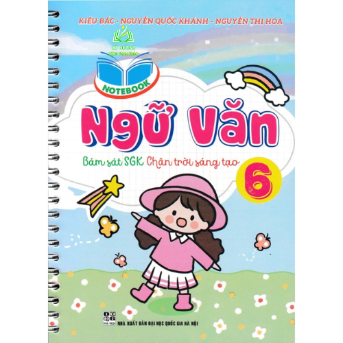 Sách - Sổ tay notebook ngữ văn 6 (bám sát sgk chân trời sáng tao)