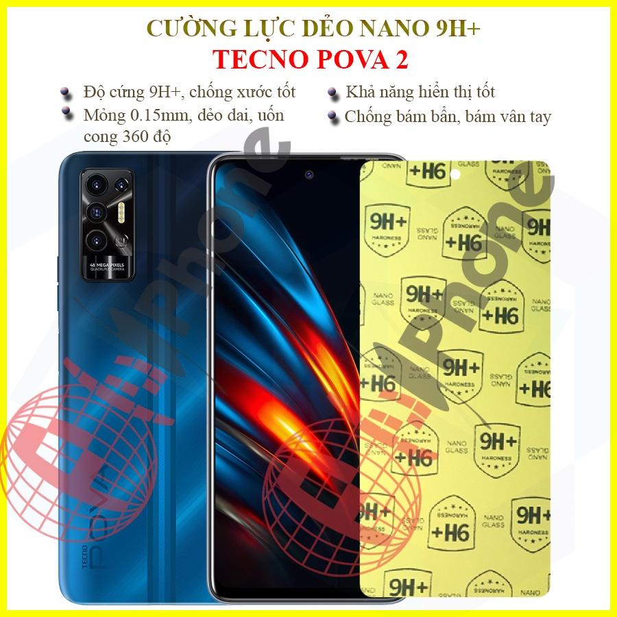 Dán cường lực dẻo nano  dành cho Tecno Pova 2