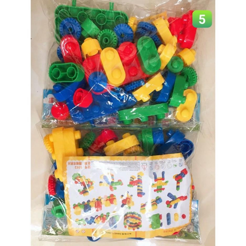 Bộ Lắp Ghép Bằng Nhựa Thông Minh Cho Bé M1-22