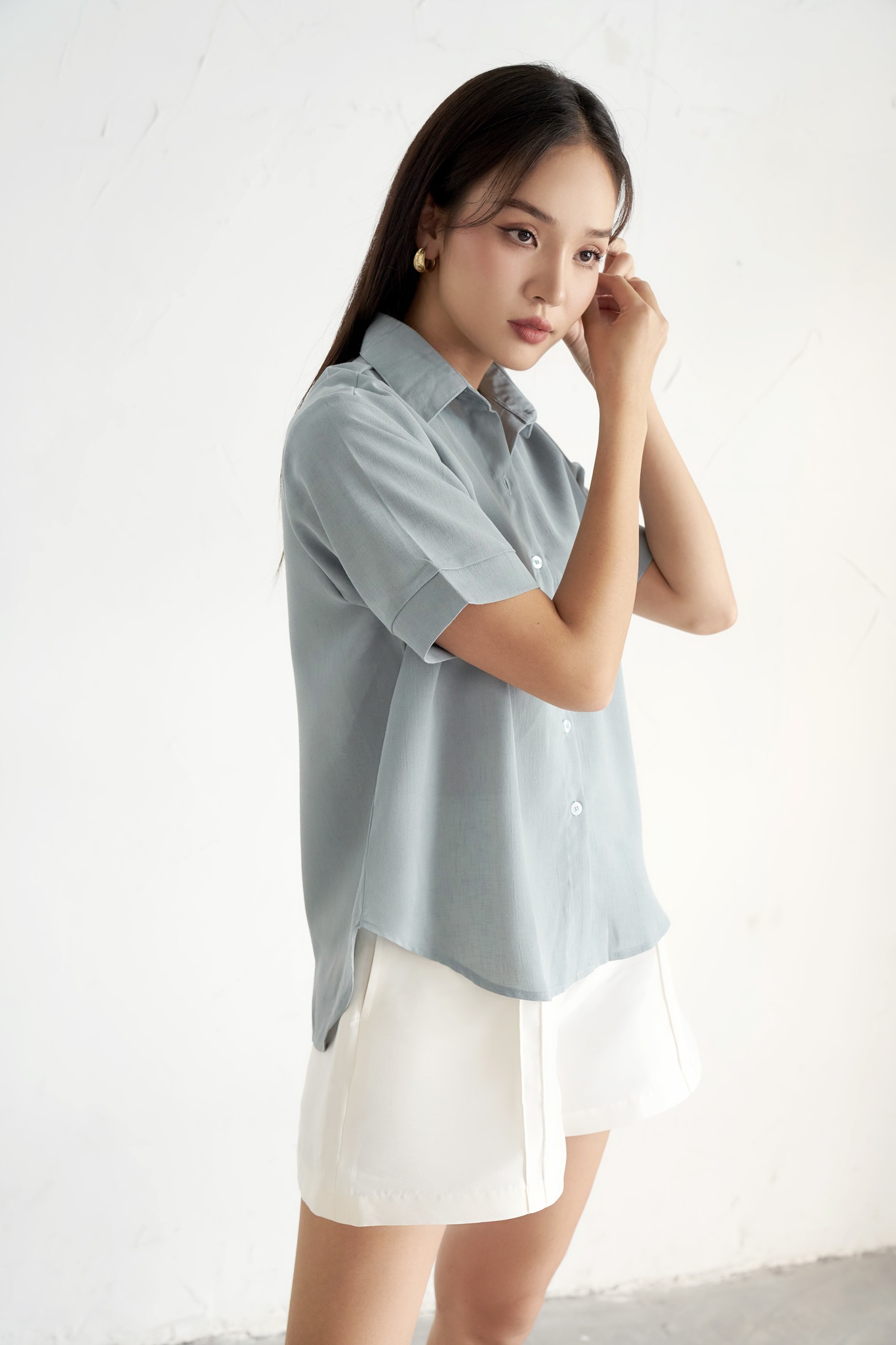 OLV - Áo sơ mi Light Mint Classic Shirt