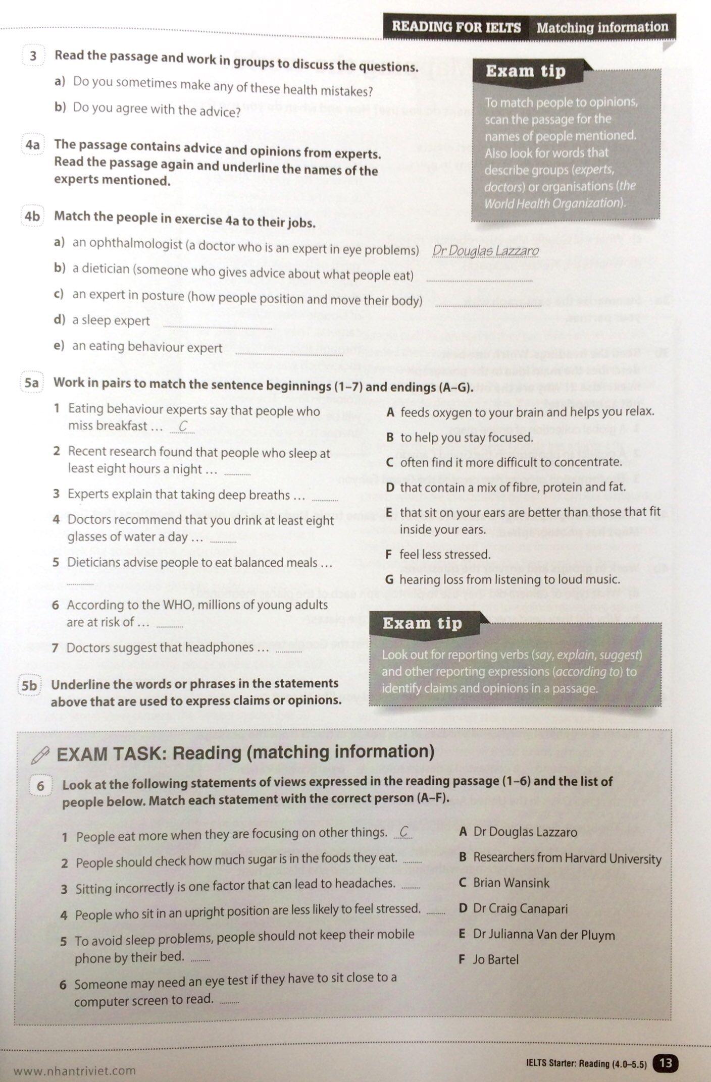 Timesaver For Exams - IELTS Starter Reading 4.0 - 5.5