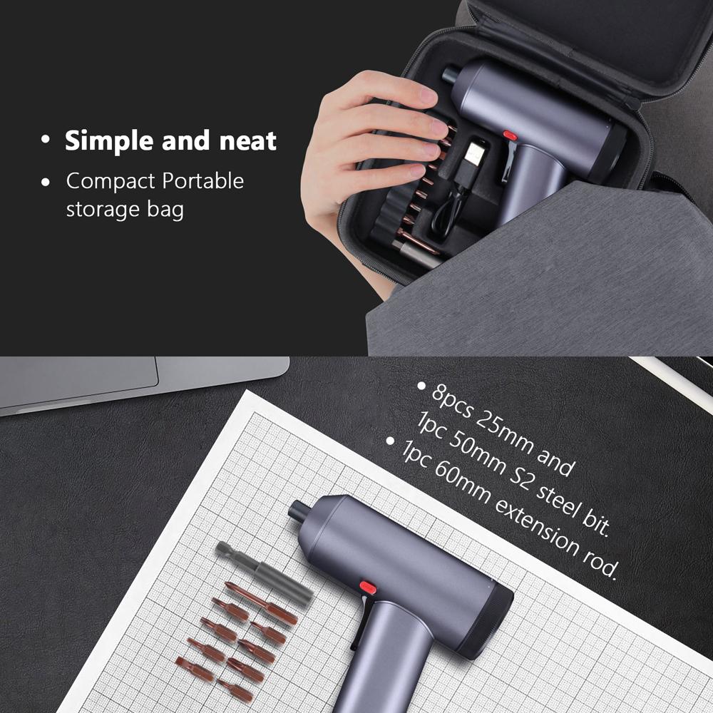 200rpm Screwdriver Bits Set Multifunctional Screwdrivers Repairing Tool Kit Electric Screw Driver for Mobilephones Computers Home Appliances