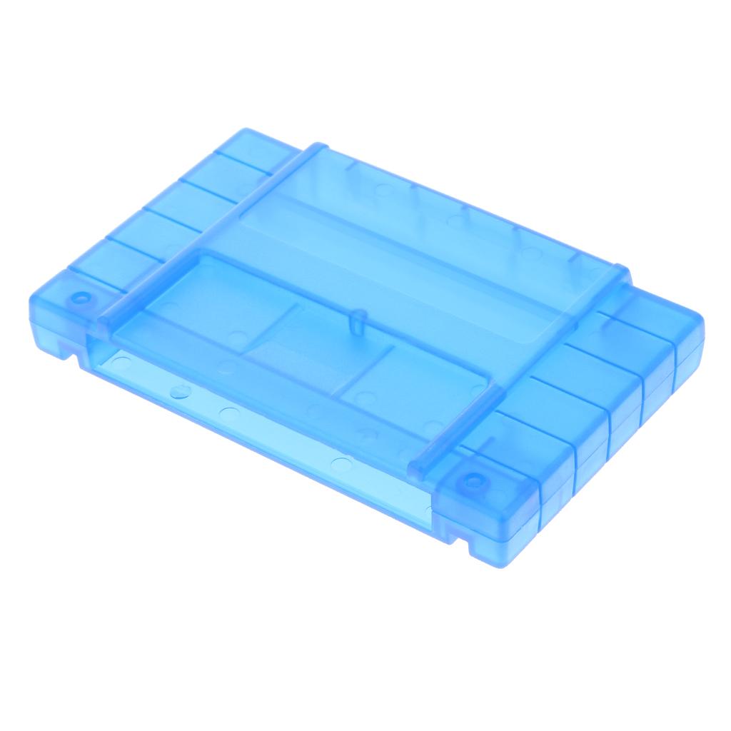 Video Game Replaceable Plastic Cassette Shell Box Cover for Super Nintendo Entertainment System
