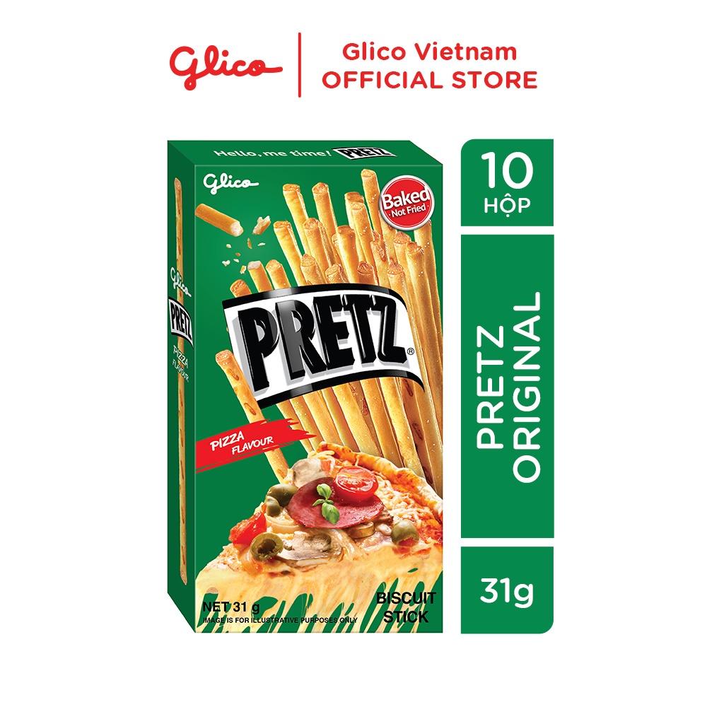 Bánh que nướng giòn vị pizza GLICO Pretz Pizza Flavour 31g