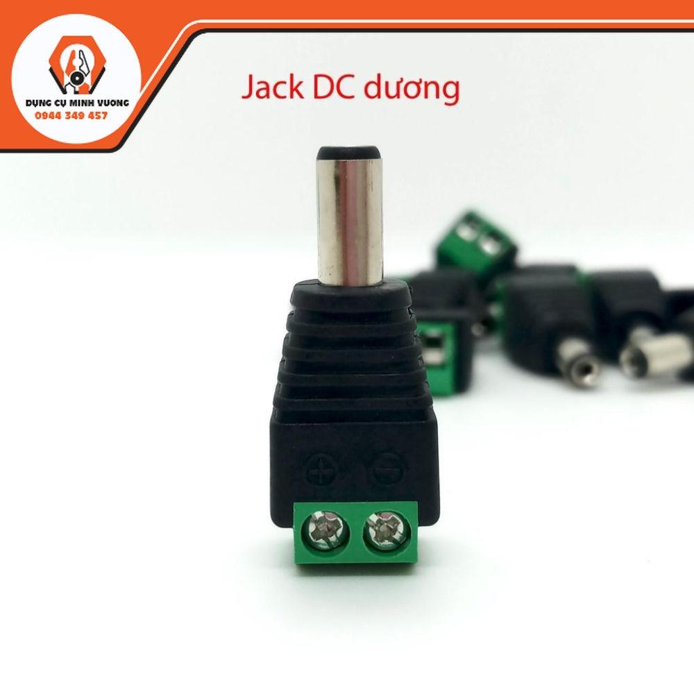 Dc,Jack dc nối nguồn đực - cái,giắc nguồn dc vặn vít chuyên dùng nối cấp nguồn cho các thiết bị từ 1v - 40v