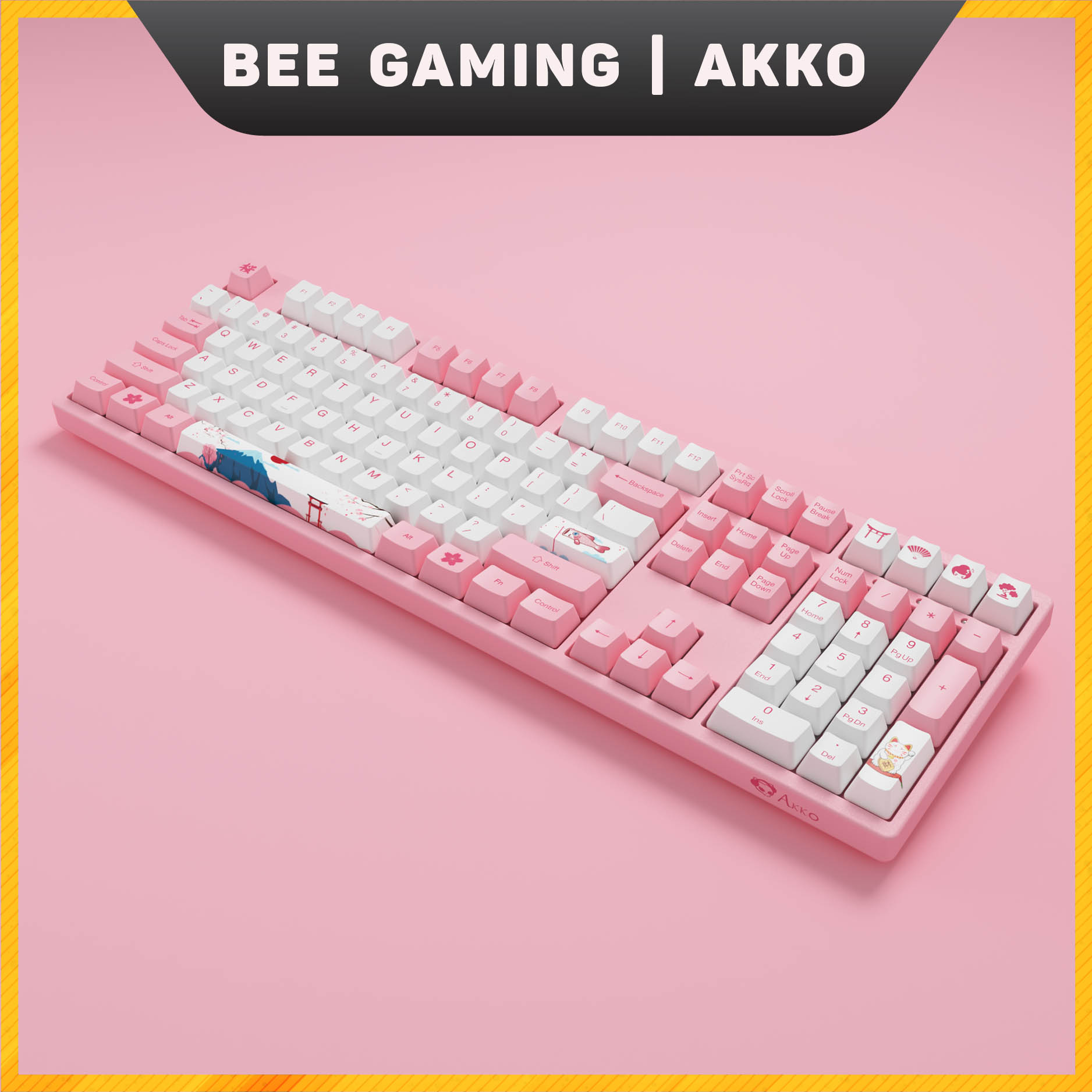 Bàn phím cơ AKKO 3108 World Tour Tokyo (108 nút / AKKO Switch v3) - Hàng chính hãng lỗi 1 đổi 1 trong 12 tháng