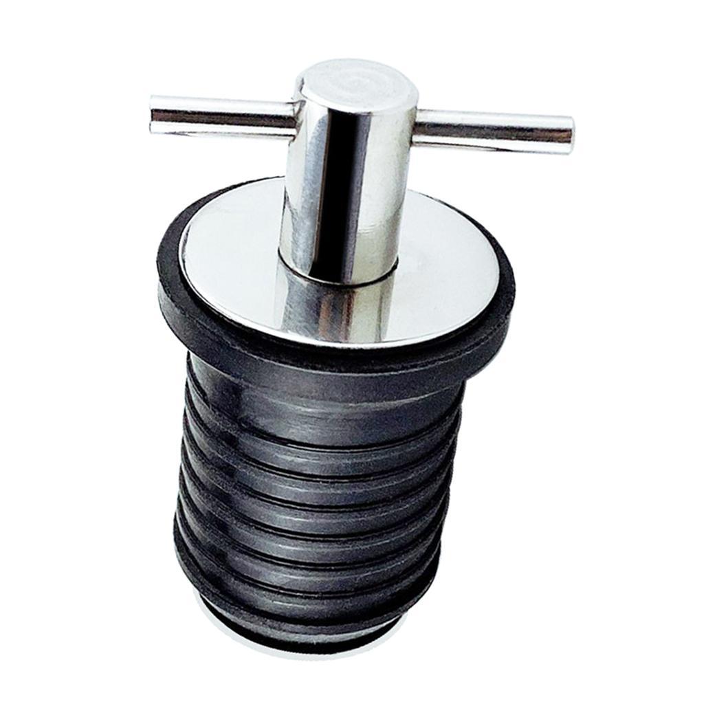 2xKayak Boat Hull/Livewell/Baitwell Twist Drain Plug Stopper Turn-tite Plug