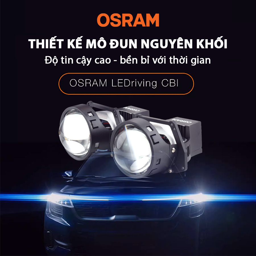 Combo 2 Bóng Đèn Bi LED Advance Hiệu Suất Cao OSRAM LEDPES109-BK LHD 12V 55/60W