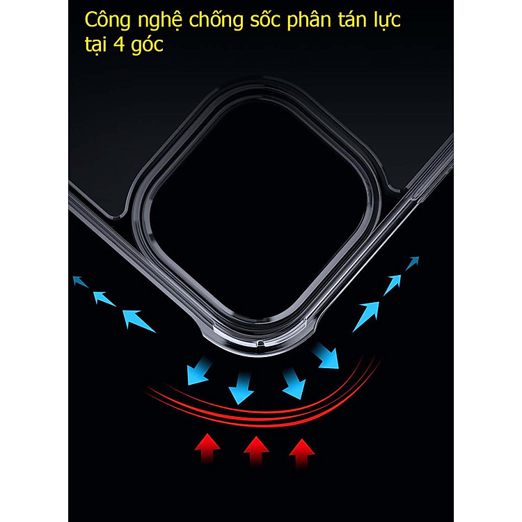 Ốp lưng Likgus dành cho Iphone 15 trong suốt- Hàng chính hãng