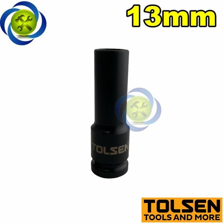 Tuýp 13mm 1/2 đen dài Tolsen 18263 loại 6 cạnh thép CR-MO
