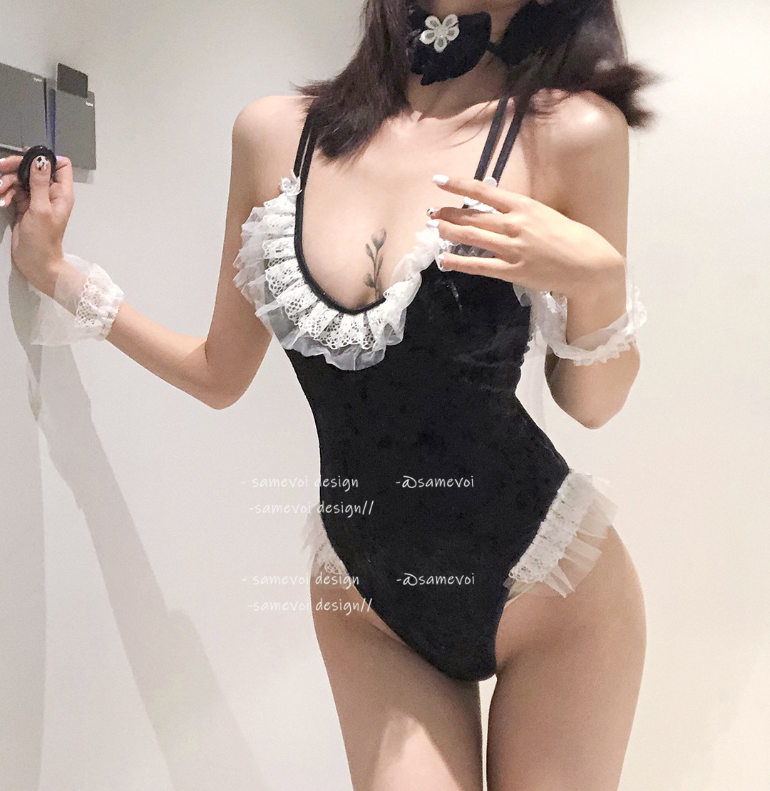 Cosplay jum thỏ nhung kim sa nhiều màu