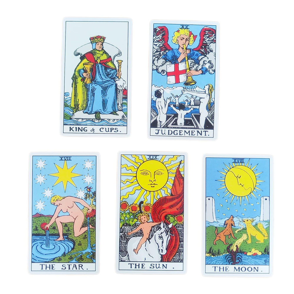 Bộ bài Classic Card Tarot 78 lá bài 7x12 Cm tặng đá thanh tẩy