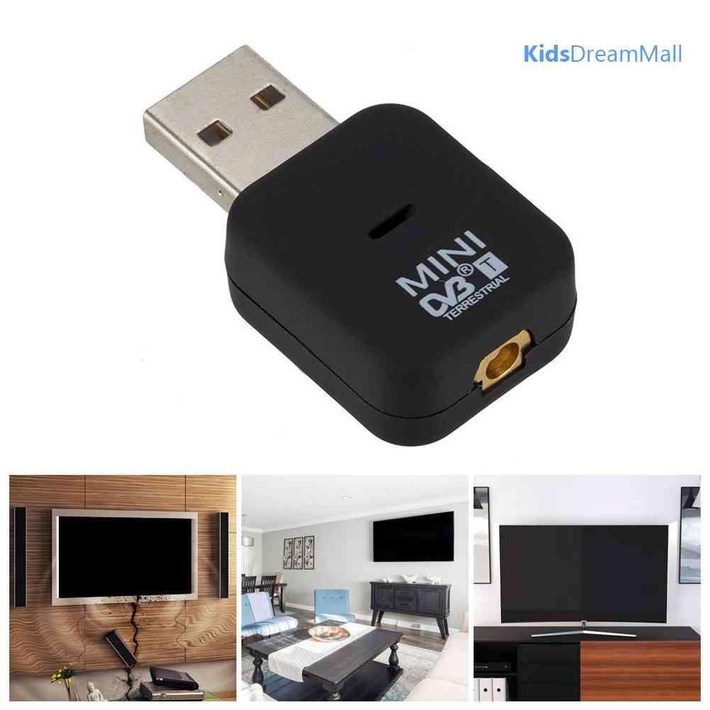 Mới Bộ Ăng Ten Thu Sóng Truyền Hình Kỹ Thuật Số USB 2.0 Cho PC HDTV DVB-T