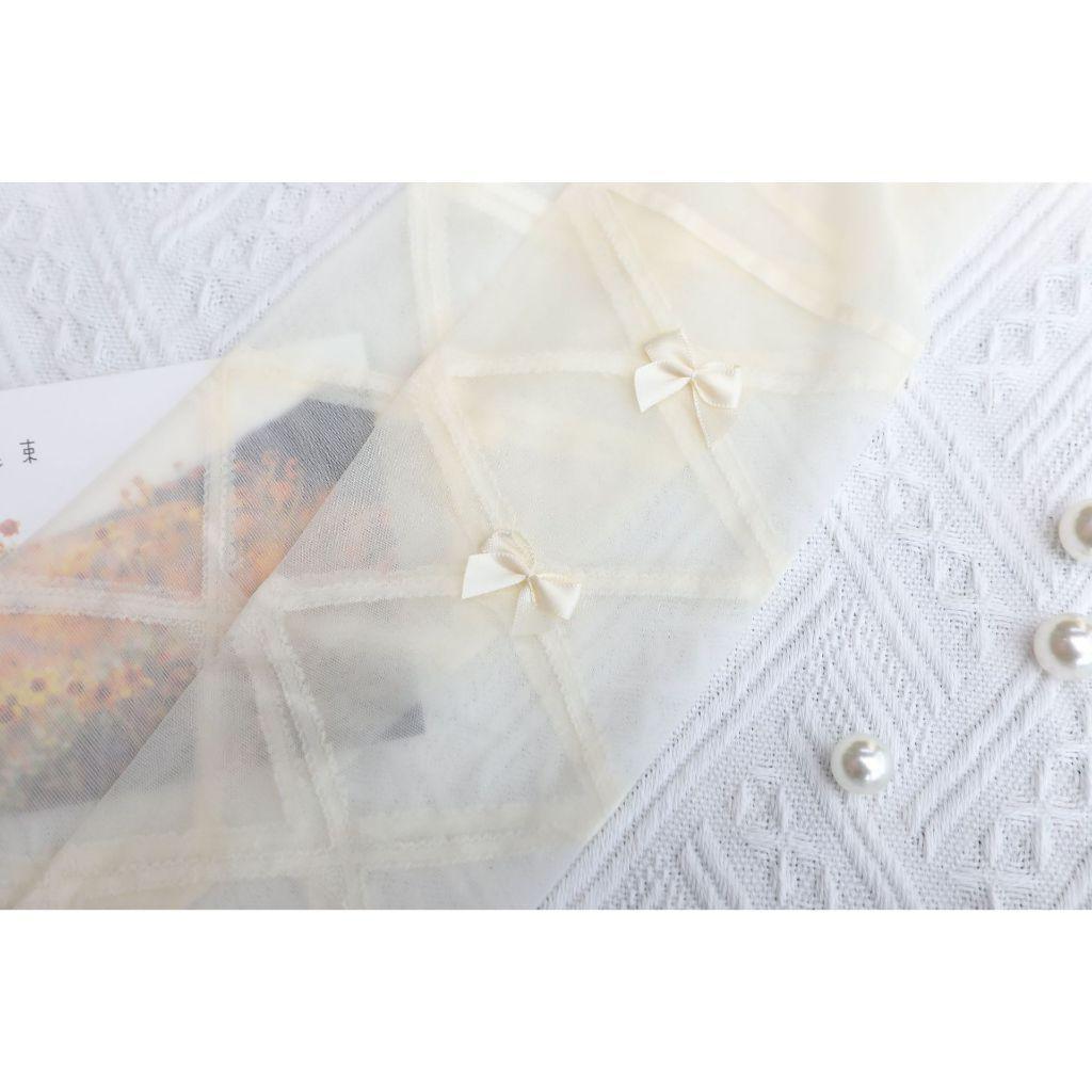 Quần tất, vớ quần phối dây ruy băng họa tiết nơ phong cách Lolita cho nữ - Women