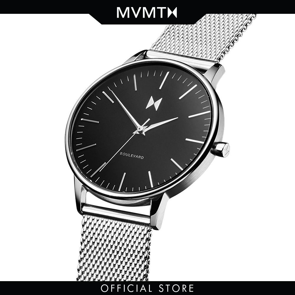 Đồng hồ Nữ MVMT dây thép không gỉ 38mm - Boulevard D-MB01-BS