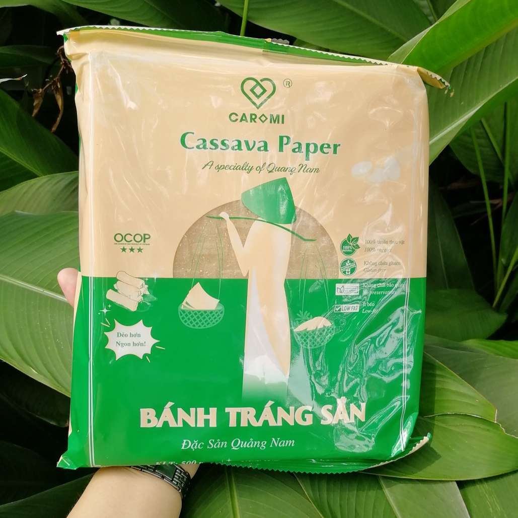 Combo đặc sản Bánh tráng sắn 500g + Mắm nêm ngon